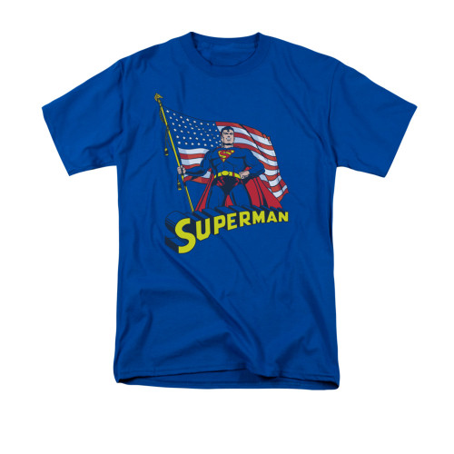 Image for Superman T-Shirt - American Flag