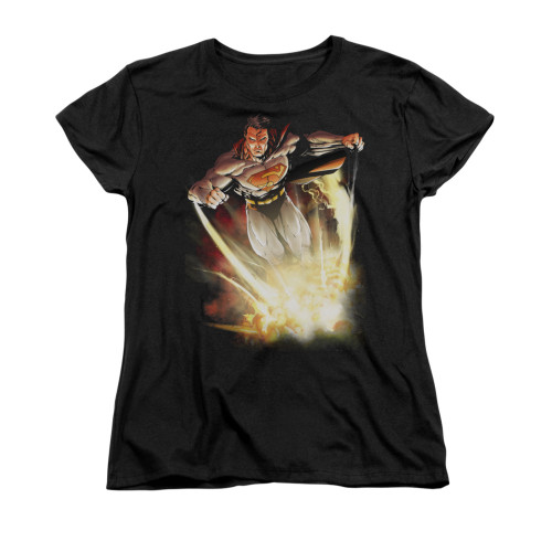 Image for Superman Womans T-Shirt - Explosive
