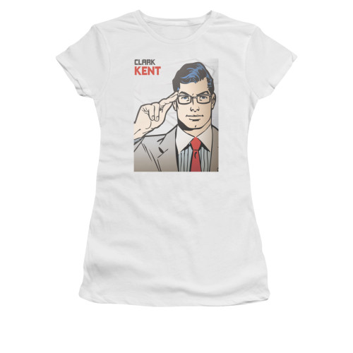 Image for Superman Girls T-Shirt - Clark Kent Cover