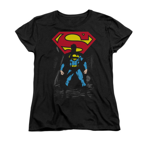 Image for Superman Womans T-Shirt - Dark Alley
