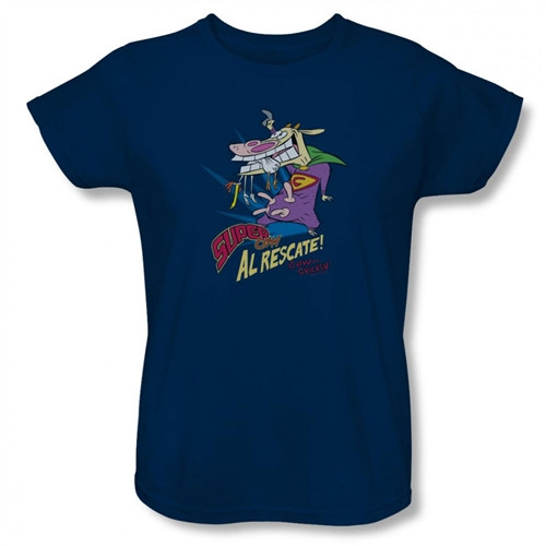 Cow and Chicken Super Cow Woman's T-Shirt