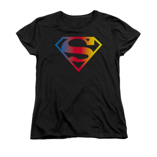 Image for Superman Womans T-Shirt - Gradient Superman Logo