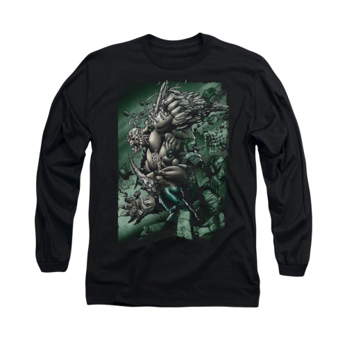 Image for Superman Long Sleeve Shirt - Doomsday Destruction