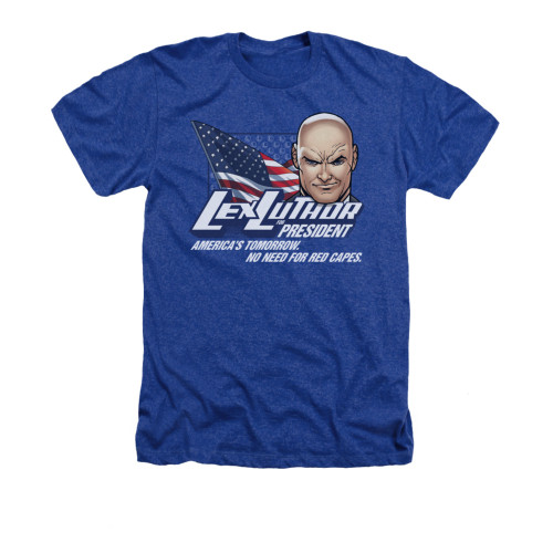 Image for Superman Heather T-Shirt - Lex For President