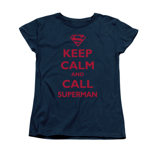 Image for Superman Womans T-Shirt - Call Superman