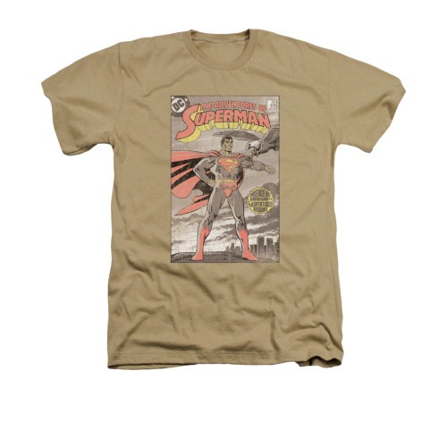 Image for Superman Heather T-Shirt - Taos Cover