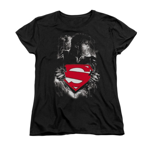 Image for Superman Womans T-Shirt - Darkest Hour