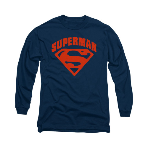 Image for Superman Long Sleeve Shirt - Super Shield