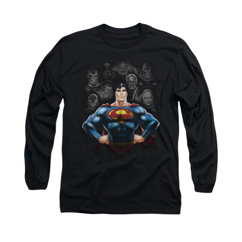 Image for Superman Long Sleeve Shirt - Villains