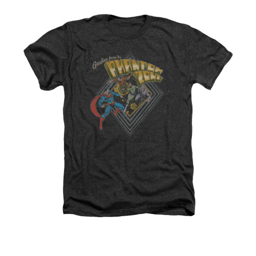 Image for Superman Heather T-Shirt - Zod Greetings