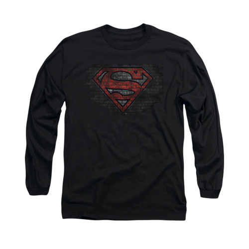 Image for Superman Long Sleeve Shirt - Brick S