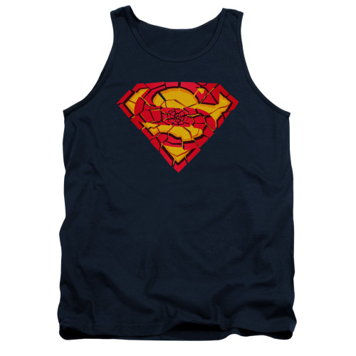 Image for Superman Tank Top - Shattered Shield