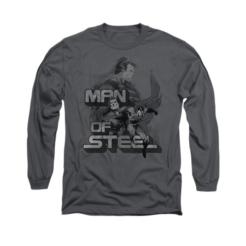 Image for Superman Long Sleeve Shirt - Steel Poses