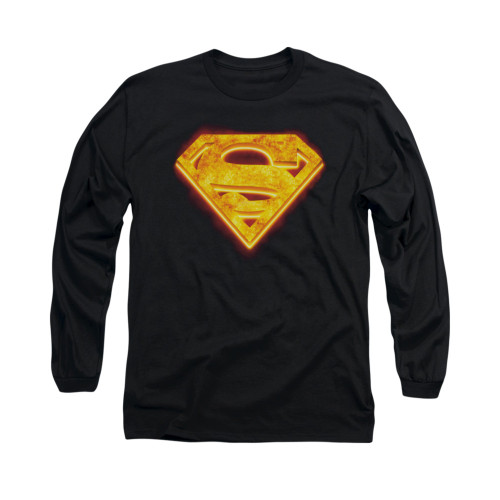 Image for Superman Long Sleeve Shirt - Hot Steel Shield