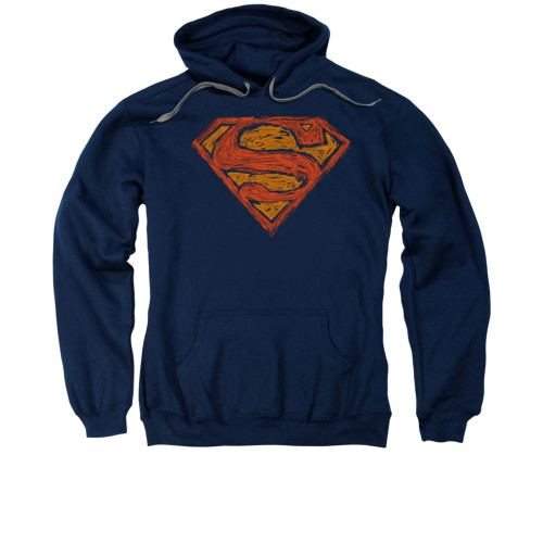 Image for Superman Hoodie - Messy S