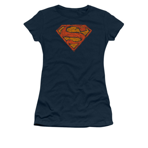 Image for Superman Girls T-Shirt - Messy S
