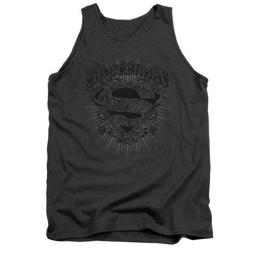 Image for Superman Tank Top - Scrolling Shield