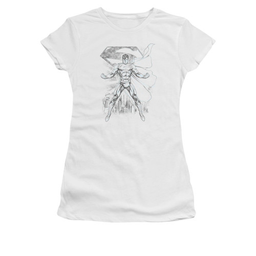 Image for Superman Girls T-Shirt - Super Sketch