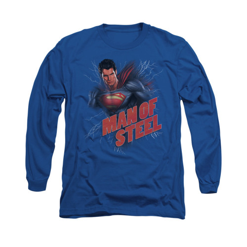 Image for Superman Long Sleeve Shirt - Lightning Power