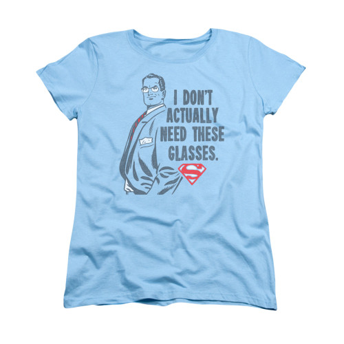Image for Superman Womans T-Shirt - Don't Need Glasses