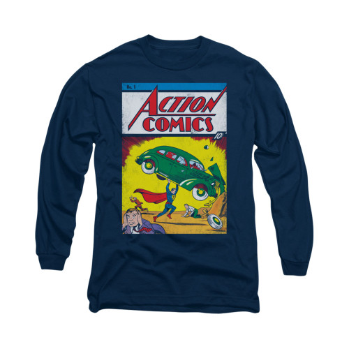 Image for Superman Long Sleeve Shirt - Action No. 1