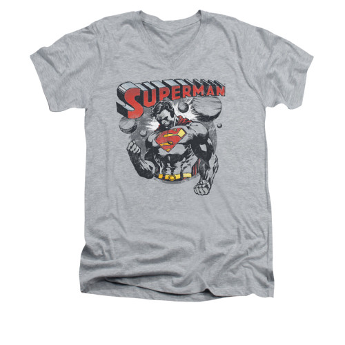 Image for Superman V Neck T-Shirt - Super Ko