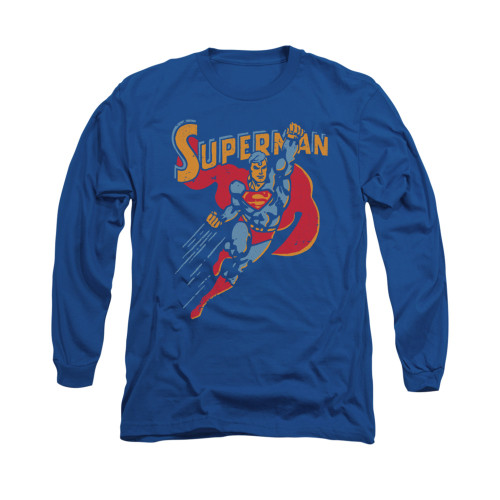 Image for Superman Long Sleeve Shirt - Life Like Action