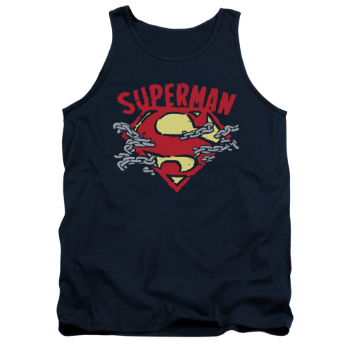 Image for Superman Tank Top - Chain Breaking