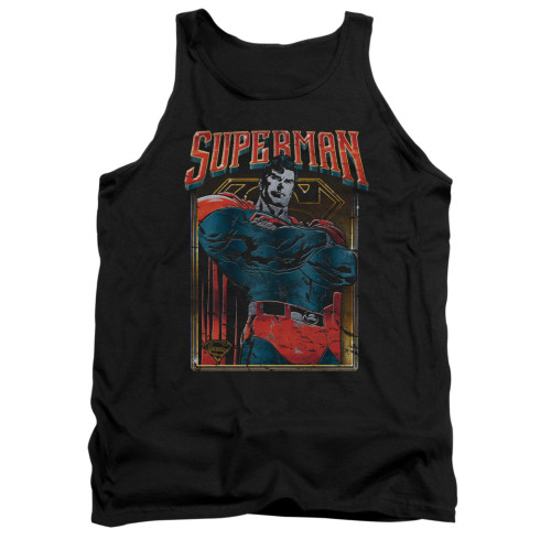 Image for Superman Tank Top - Head Bang