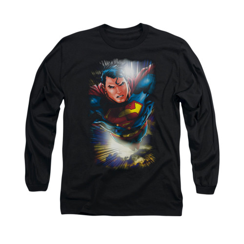 Image for Superman Long Sleeve Shirt - In The Sky