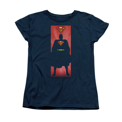 Image for Superman Womans T-Shirt - Block