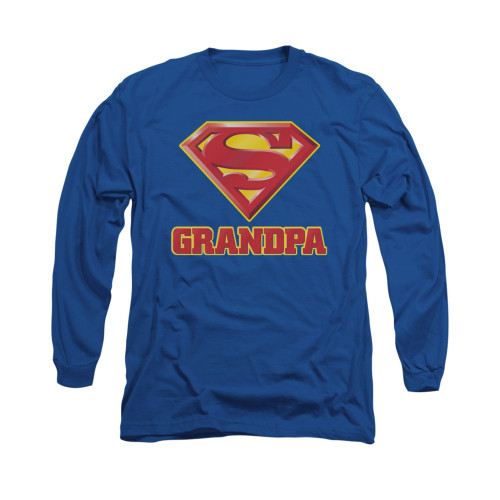 Image for Superman Long Sleeve Shirt - Super Grandpa