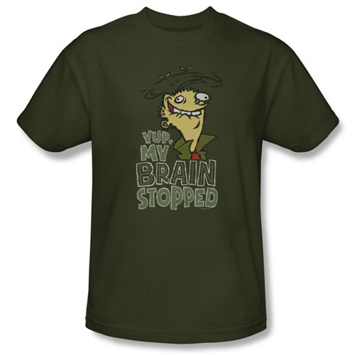 Image Closeup for Ed Edd n Eddy Brain Dead Ed T-Shirt