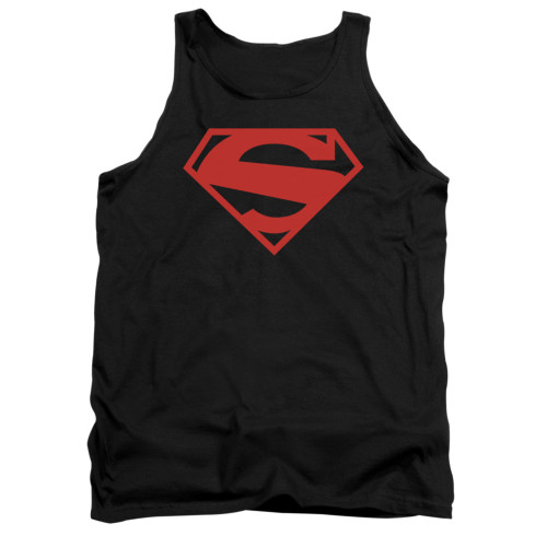 Image for Superman Tank Top - 52 Red Block