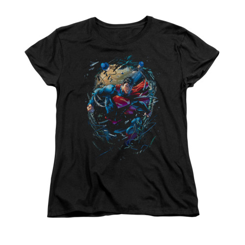 Image for Superman Womans T-Shirt - Breaking Space