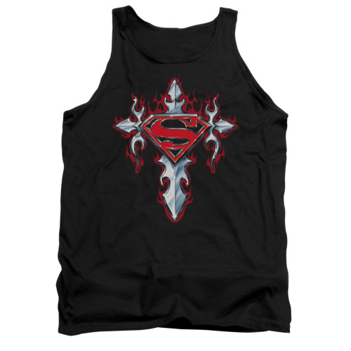 Image for Superman Tank Top - Gothic Steel Logo