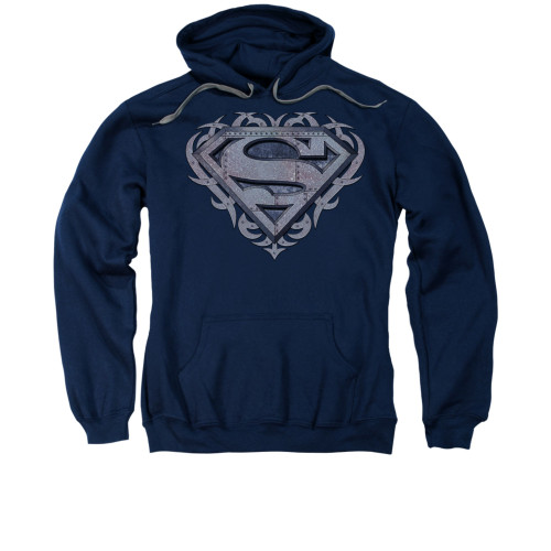 Image for Superman Hoodie - Tribal Steel Shield