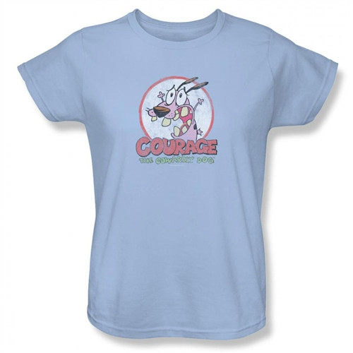 Courage the Cowardly Dog Vintage Courage Woman's T-Shirt