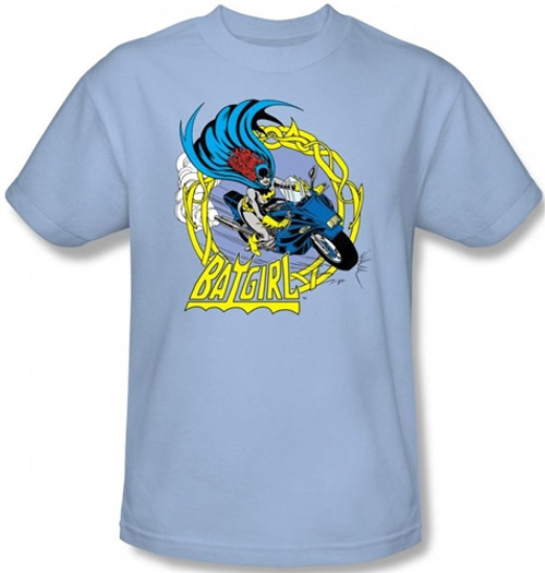 Image Closeup for Batgirl Motorcycle T-Shirt