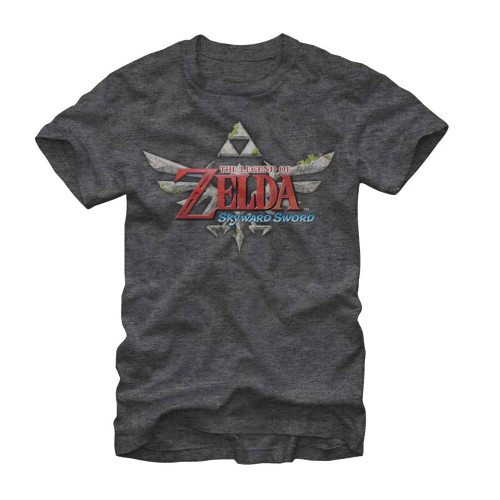 Image for Legend of Zelda Skyward Heather T-Shirt