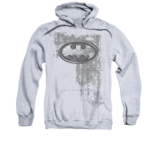 Image for Batman Hoodie - Rivited Metal Logo