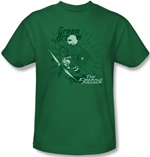 Image Closeup for Green Arrow the Emerald Archer T-Shirt