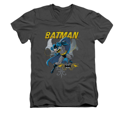 Image for Batman V Neck T-Shirt - Urban Gothic