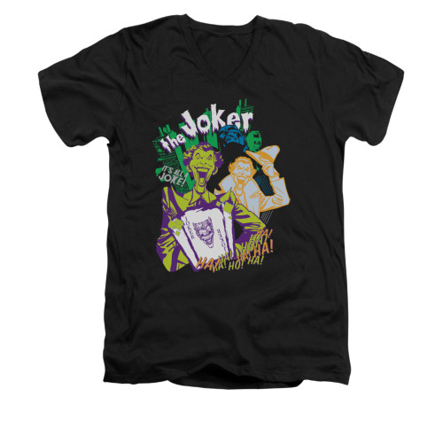 Image for Batman V Neck T-Shirt - It's All A Joke