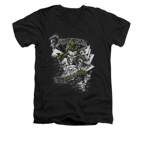 Image for Batman V Neck T-Shirt - Its All A Joke