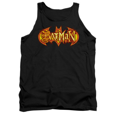 Image for Batman Tank Top - Fiery Shield