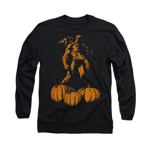 Image for Batman Long Sleeve Shirt - A Bat Among Pumpkins