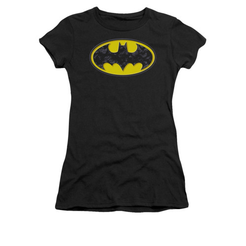 Image for Batman Girls T-Shirt - Bats In Logo