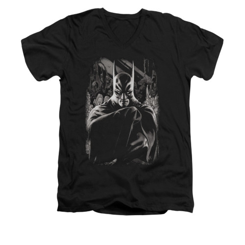 Image for Batman V Neck T-Shirt - Detective 821 Cover