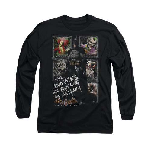 Image for Batman Arkham Asylum Long Sleeve Shirt - Running The Asylum